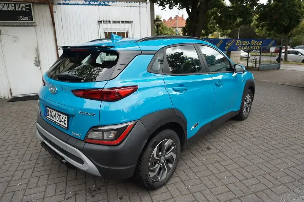 Gebraucht Hyundai Kona N Line 105 PS (77 kW) 2022 Blau SUV