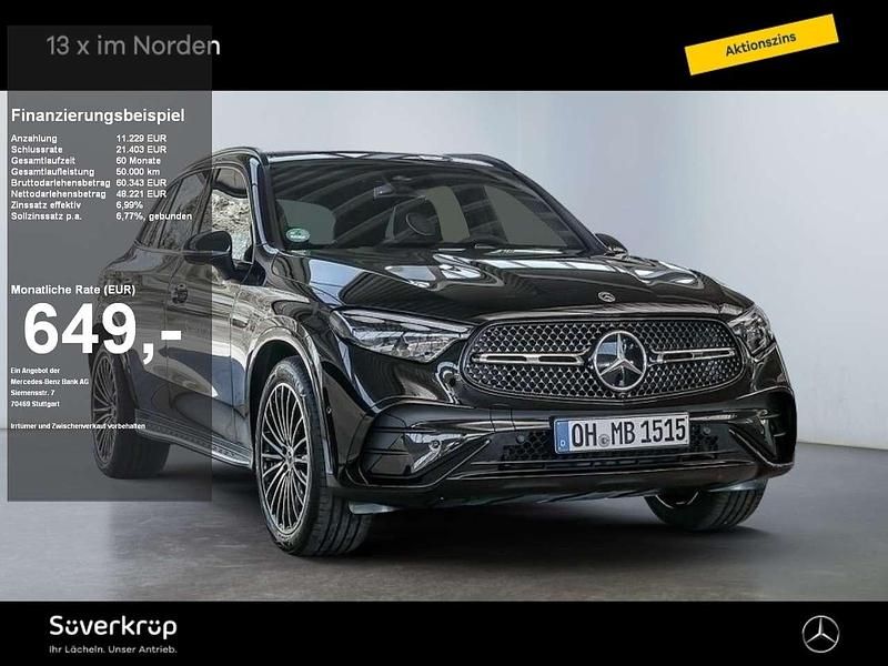 Metalliclack obsidianschwarz Gebraucht 2025 Mercedes GLC200 AMG SUV | 58.950 € (Teuer) - Bild 1/4