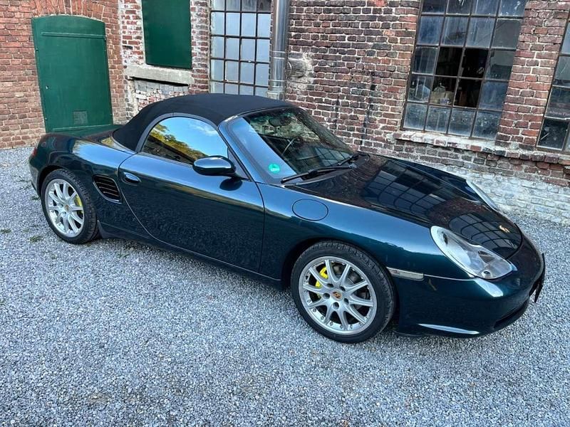 Grün Gebraucht 2002 Porsche 986 Boxster Cabrio | 13.999 € (Superpreis) - Bild 1/4
