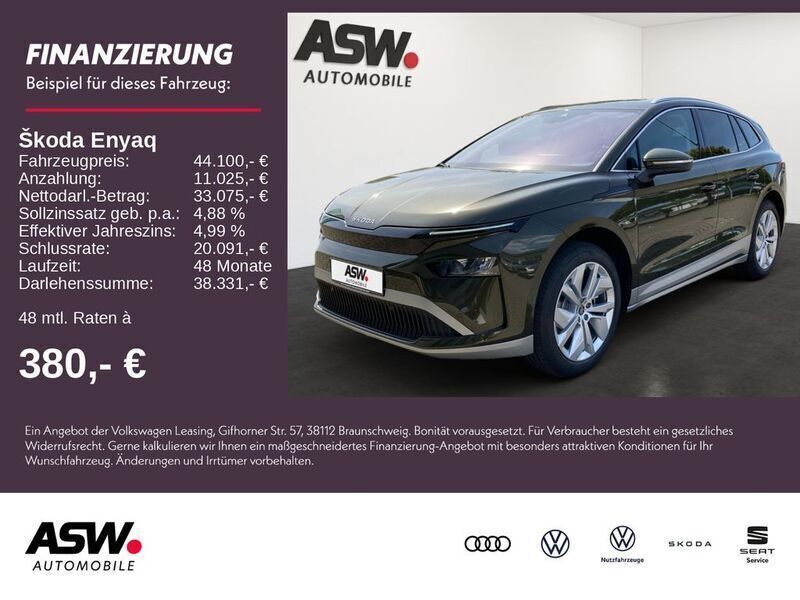 Olibogrün metallic Neu 2025 Skoda Enyaq iV SUV | 44.100 € (Guter Preis) - Bild 1/4