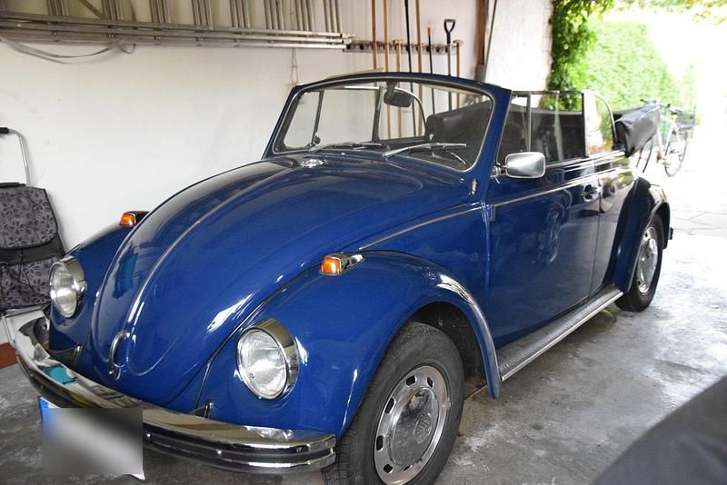 Blau Gebraucht 1968 VW Käfer Cabrio | 15.555 € - Bild 1/4