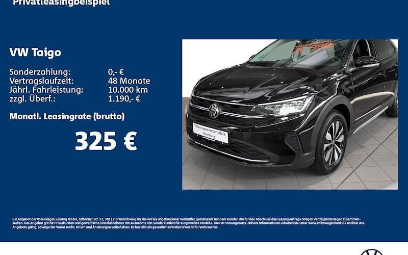 Neu VW Taigo Life 116 PS (85 kW) 2025 Schwarz SUV