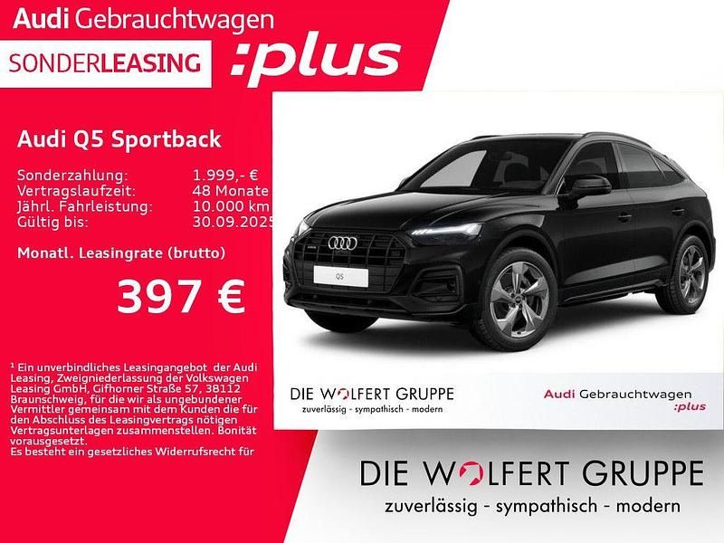 Schwarz Gebraucht 2024 Audi Q5 Sportback Advanced Plus SUV | 48.880 € (Fairer Preis) - Bild 1/4