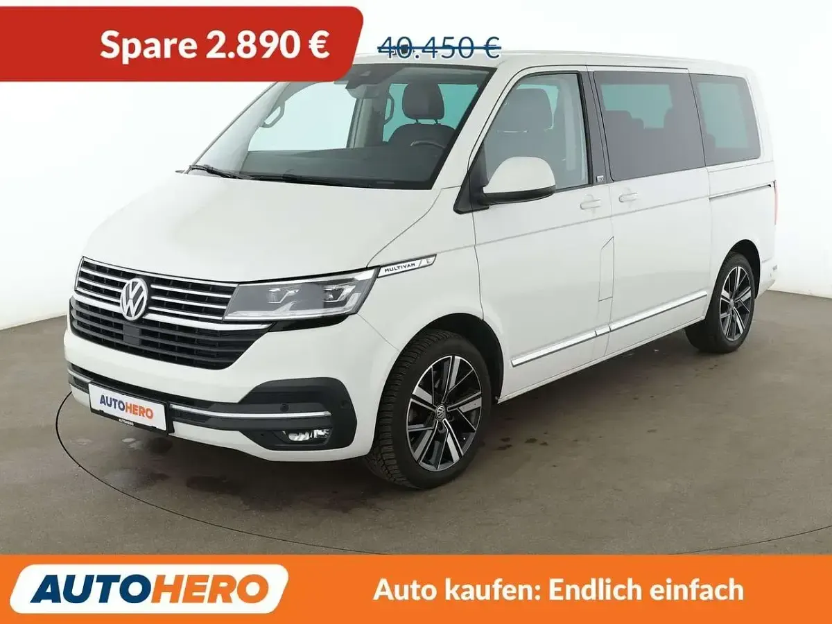 Second-hand VW Multivan Generation Six 199 CP (146 kW) 2020 Alb Monovolum