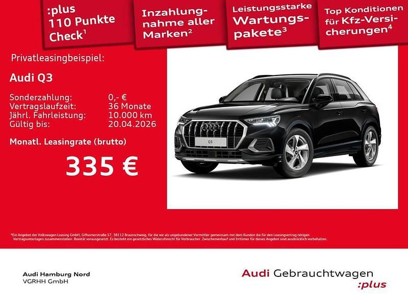 Gebraucht Audi Q3 Advanced 150 PS (110 kW) 2025 Mythosschwarz metallic SUV