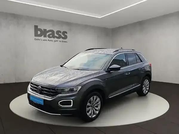 Indiumgrau metallic Gebraucht 2021 VW T-Roc Sportline SUV | 25.800 € (Superpreis) - Bild 1/4