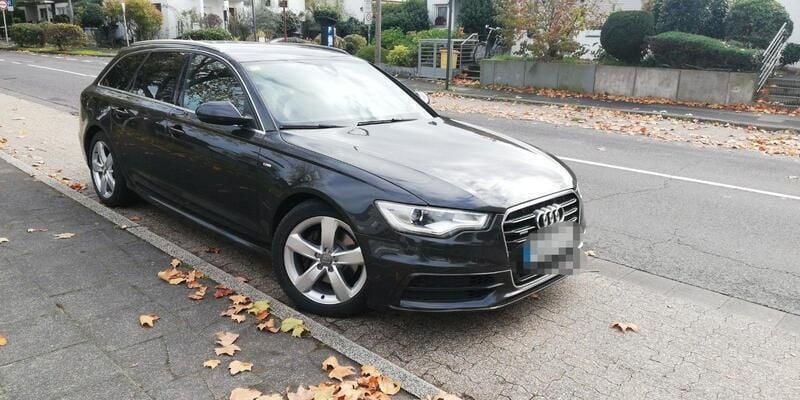 Schwarz Gebraucht 2014 Audi A6 S-Line Kombi | 13.900 € (Superpreis) - Bild 1/4