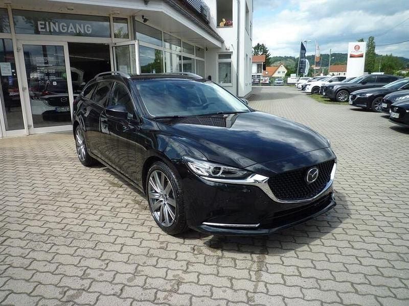 Jet black Neu 2024 Mazda 6 Exclusive Kombi | 31.780 € (Superpreis) - Bild 1/4