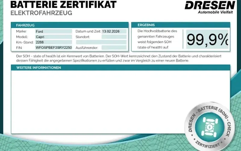 Occasion Ford Capri Premium 210 kW (286 ch) 2024 Noir SUV
