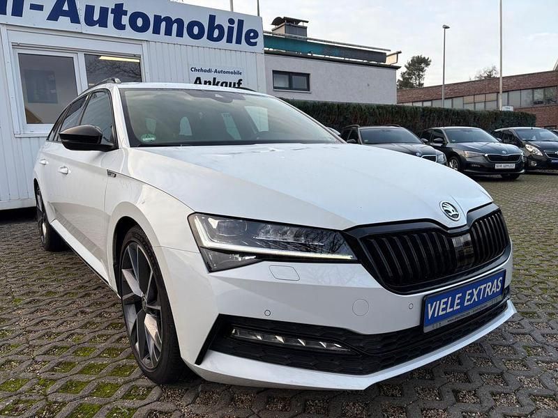 Gebraucht Skoda Superb SportLine 150 PS (110 kW) 2021 Weiß Kombi