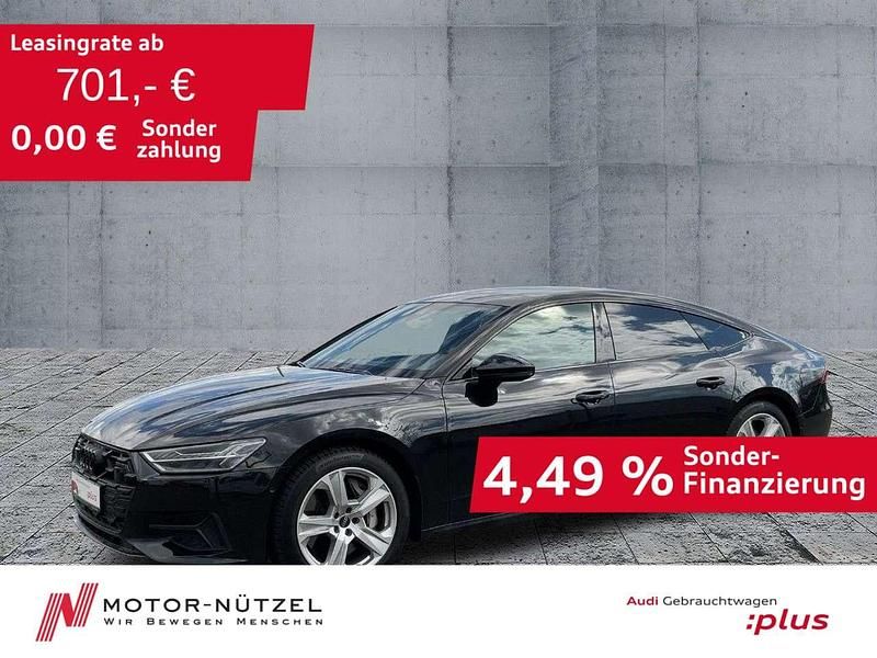 Mythosschwarz metallic Gebraucht 2024 Audi A7 Business Kleinwagen | 66.930 € (Teuer) - Bild 1/4