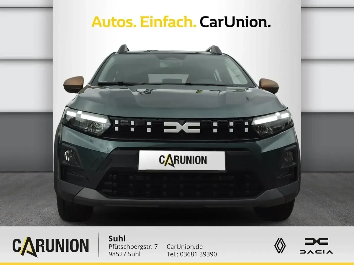 Neu Dacia Sandero Extreme 122 PS (89 kW) 2026 Zeder grün SUV