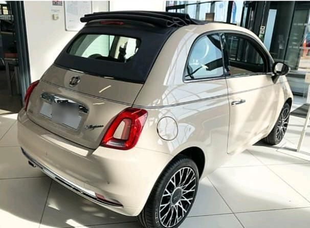 Beige Gebraucht 2018 Fiat 500 Collezione Cabrio | 10.500 € (Fairer Preis) - Bild 1/4