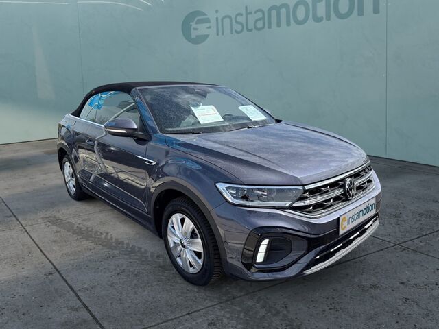 Grau Gebraucht 2024 VW T-Roc Cabriolet R-line Cabrio | 34.090 € (Fairer Preis) - Bild 1/2