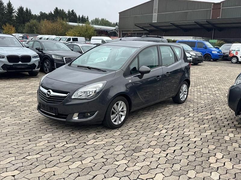 Grau Gebraucht 2016 Opel Meriva drive Van / Kleinbus | 5.950 € (Guter Preis) - Bild 1/4