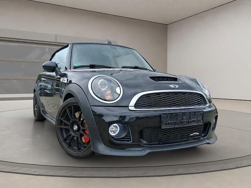 Schwarz Gebraucht 2014 Mini John Cooper Works Cabriolet Cabrio | 12.593 € (Superpreis) - Bild 1/4
