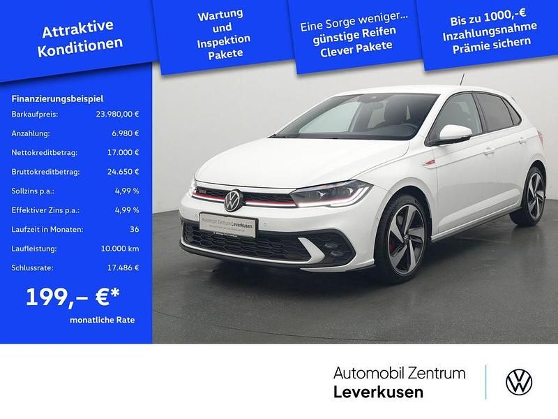Pure white Gebraucht 2024 VW Polo GTI Kleinwagen | 23.980 € (Guter Preis) - Bild 1/4