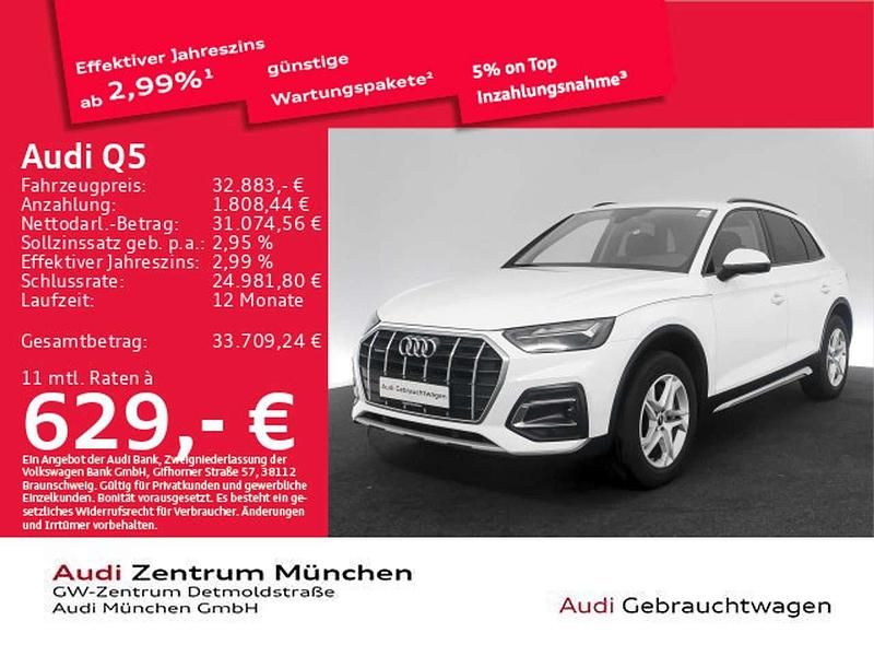 Gebraucht Audi Q5 Advanced 299 PS (219 kW) 2022 Ibisweiß SUV
