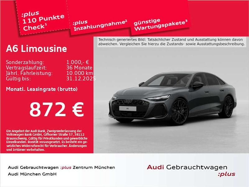 Daytonagrau perleffekt Gebraucht 2025 Audi A6 Edition .1 Limousine | 67.532 € (Guter Preis) - Bild 1/2
