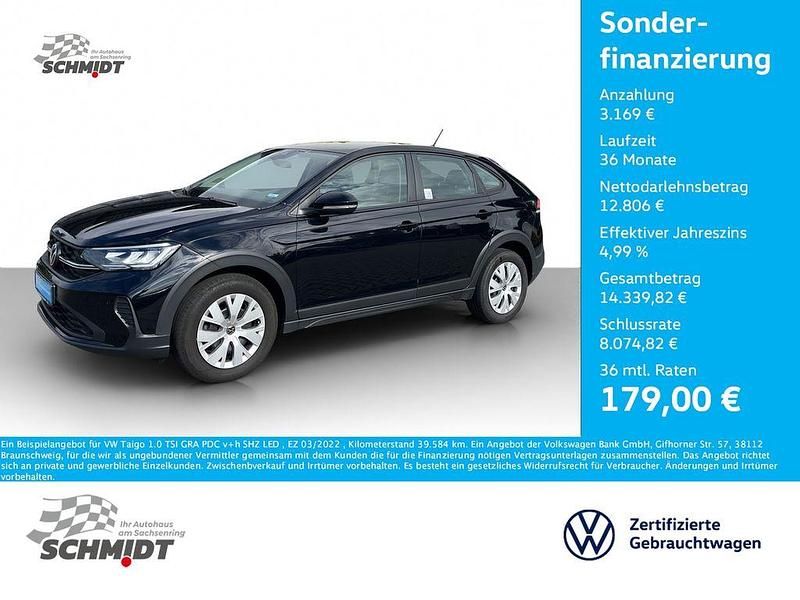 Schwarz Gebraucht 2022 VW Taigo SUV | 15.975 € (Guter Preis) - Bild 1/4
