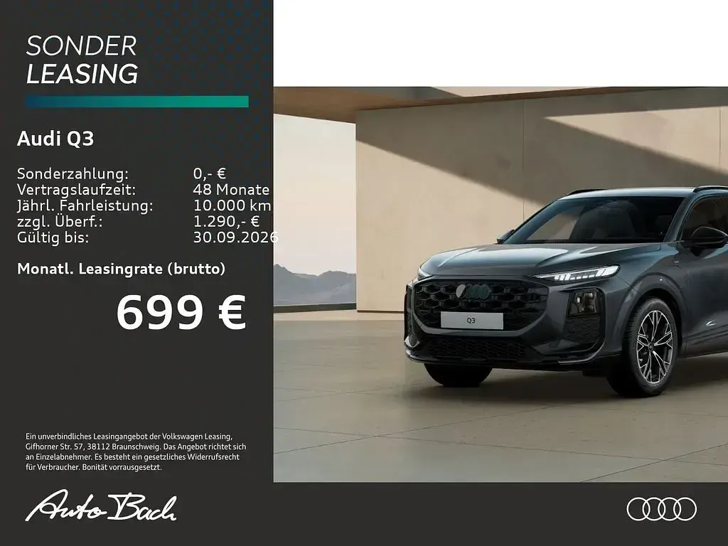 Neu Audi Q3 S-Line 272 PS (200 kW) 2026 Daytonagrau perleffekt SUV