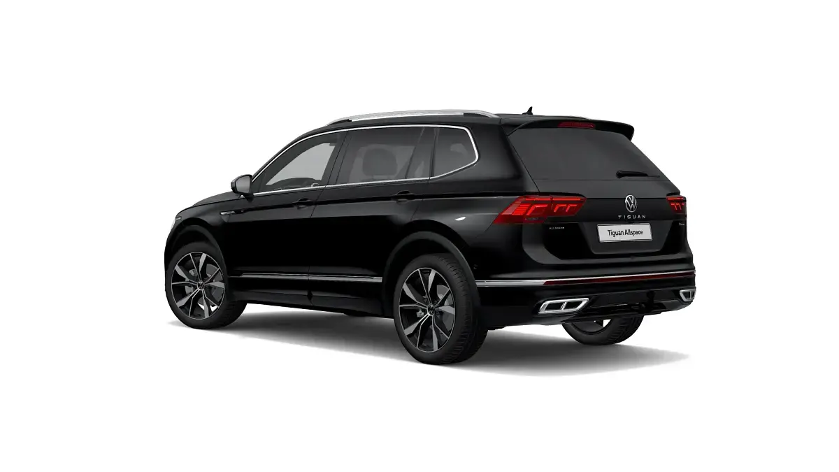 Gebraucht VW Tiguan Allspace R-line 245 PS (180 kW) 2023 Deep black perleffekt (schwarz) SUV