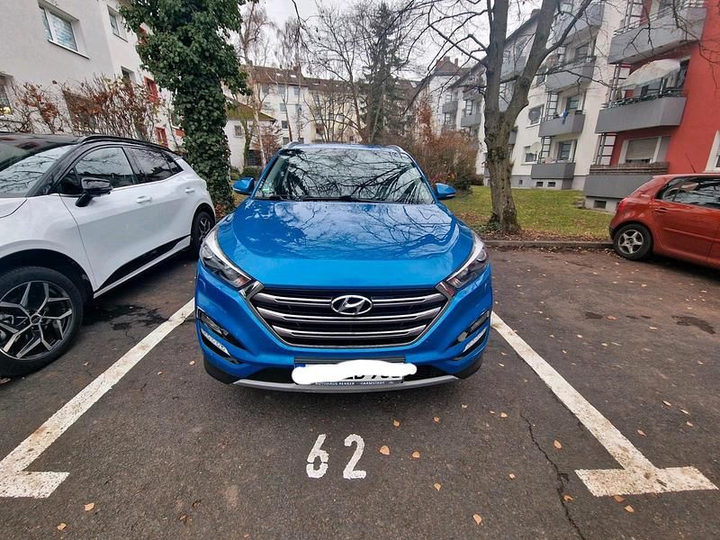 Gebraucht Hyundai Tucson Style 177 PS (130 kW) 2017 Blau SUV