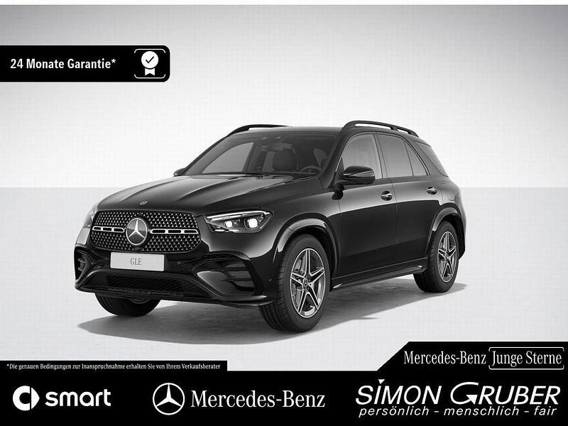 Lack obsidianschwarz (metallic) Gebraucht 2024 Mercedes GLE350 AMG SUV | 88.900 € - Bild 1/4