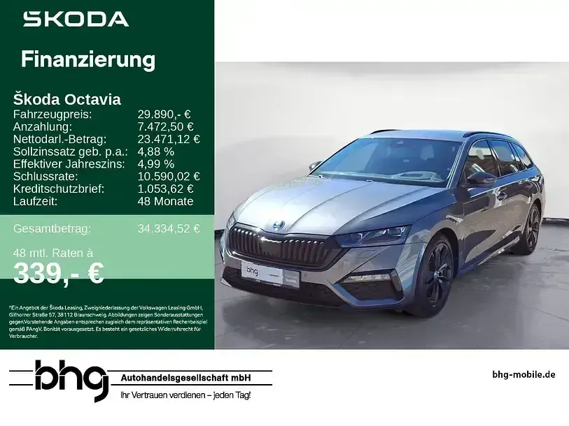 Gebraucht Skoda Octavia RS 200 PS (147 kW) 2023 Kombi