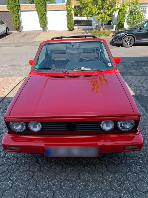 Rot Gebraucht 1993 VW Golf Cabriolet Sportline Cabrio | 12.800 € - Bild 1/4
