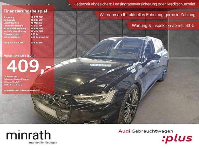Schwarz Gebraucht 2024 Audi S6 Sport Kombi | 61.630 € (Guter Preis) - Bild 1/4