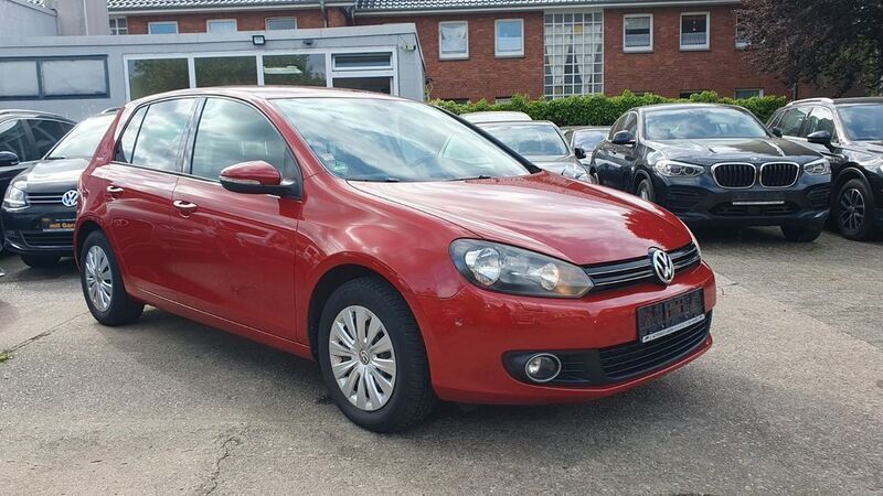 Gebraucht VW Golf VI Team 86 PS (63 kW) 2010 Rot Kleinwagen