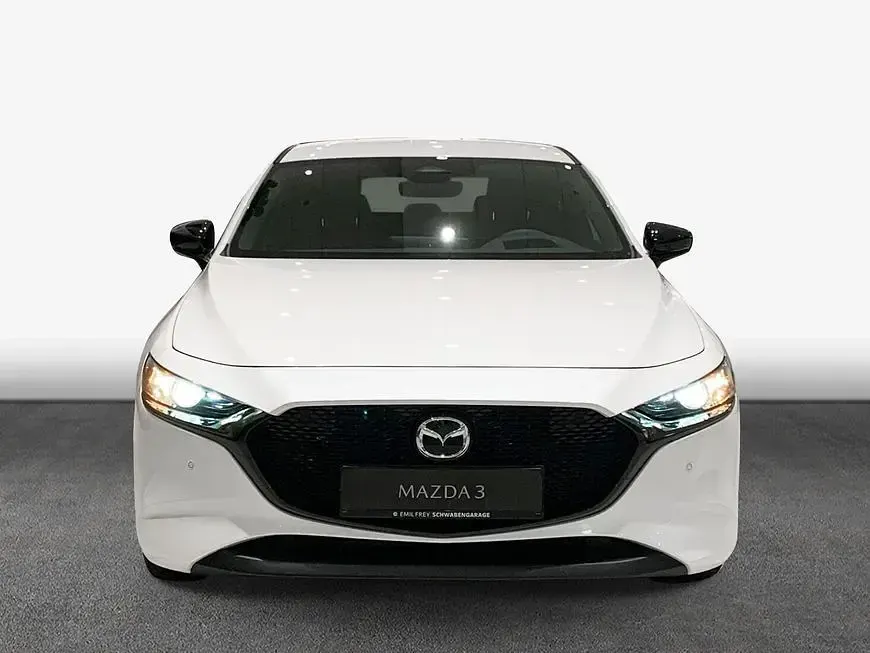 Neu Mazda 3 Homura-Line 140 PS (102 kW) 2025 Snowflake white metallic Limousine