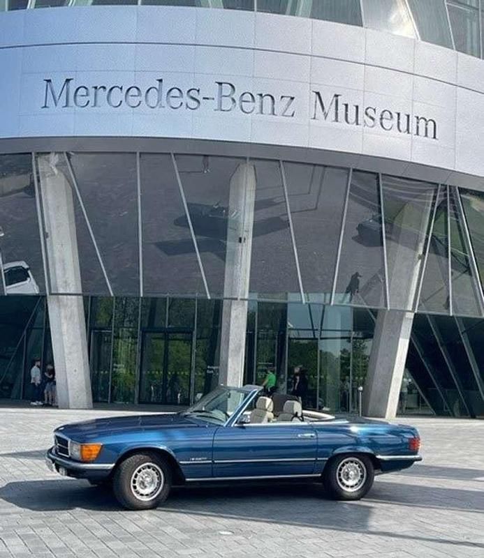 Blau Gebraucht 1973 Mercedes SL450 Cabrio | 29.500 € - Bild 1/4