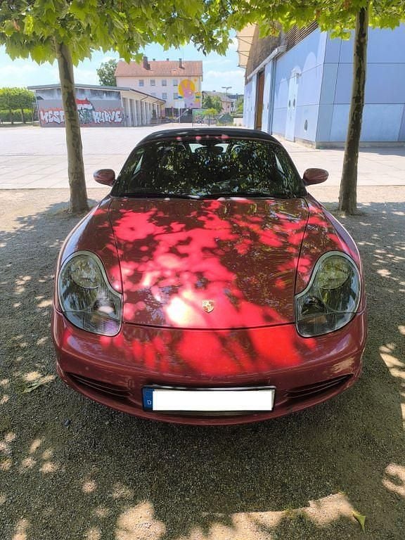 Rot Gebraucht 2003 Porsche Boxster Cabrio | 13.499 € (Fairer Preis) - Bild 1/4