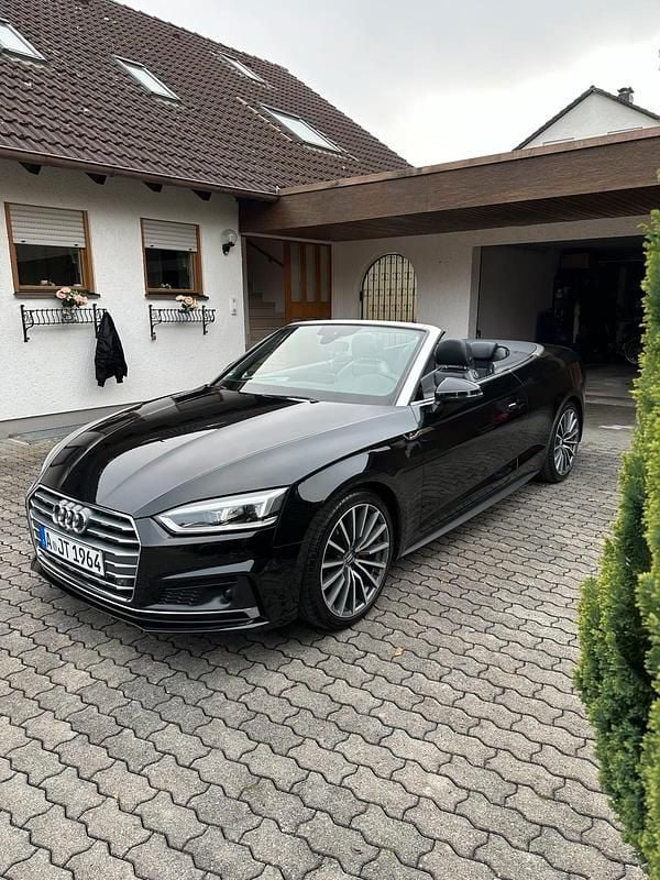 Schwarz Gebraucht 2017 Audi A5 Cabriolet S-Line Cabrio | 21.000 € (Fairer Preis) - Bild 1/4