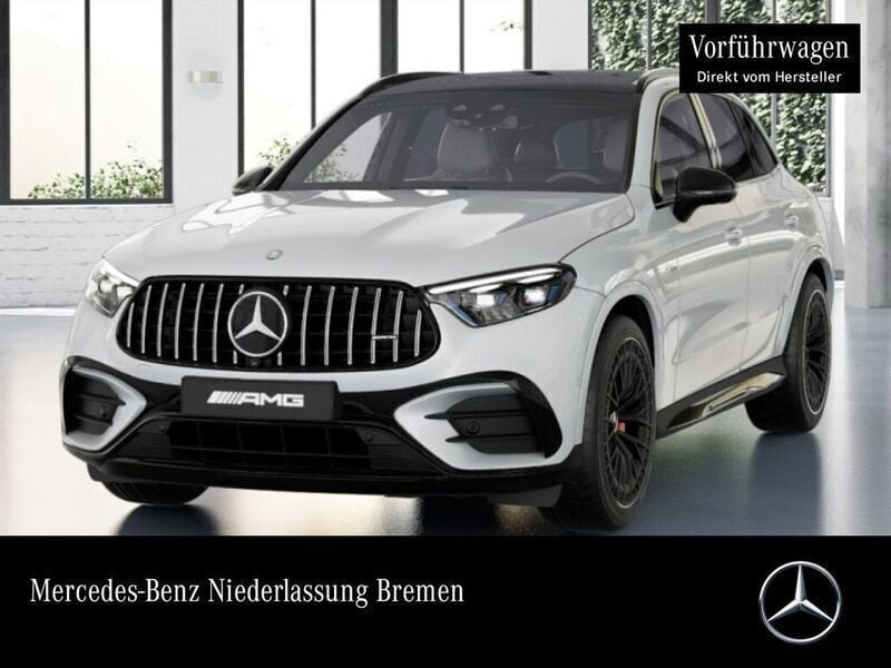 Weiß Gebraucht 2024 Mercedes GLC63 AMG Night SUV | 91.890 € - Bild 1/4