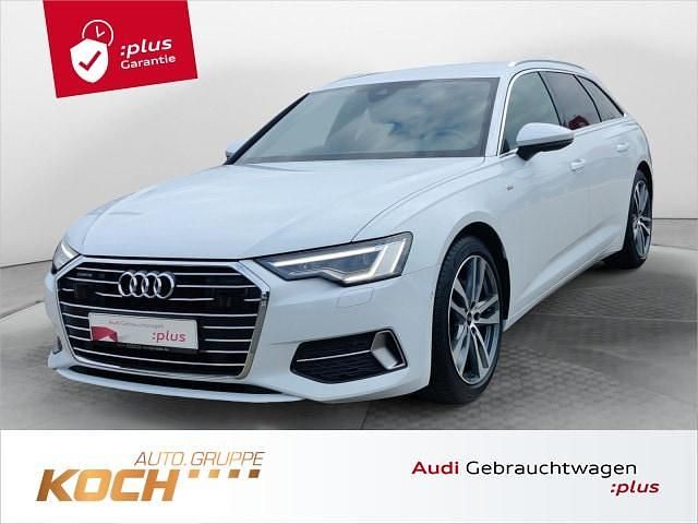 Gletscherweiß metallic Gebraucht 2022 Audi A6 Ambiente Kombi | 41.890 € (Guter Preis) - Bild 1/2