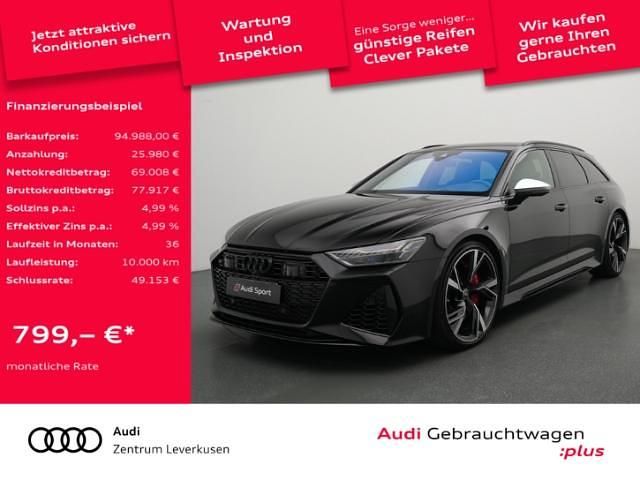 Mythosschwarz Gebraucht 2022 Audi RS6 Sport Kombi | 99.988 € (Fairer Preis) - Bild 1/4