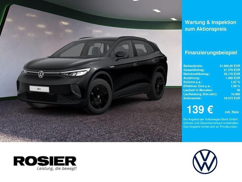 Gebraucht VW ID.4 Pure 125 kW (170 PS) 2022 Schwarz / grenadillschwarz SUV