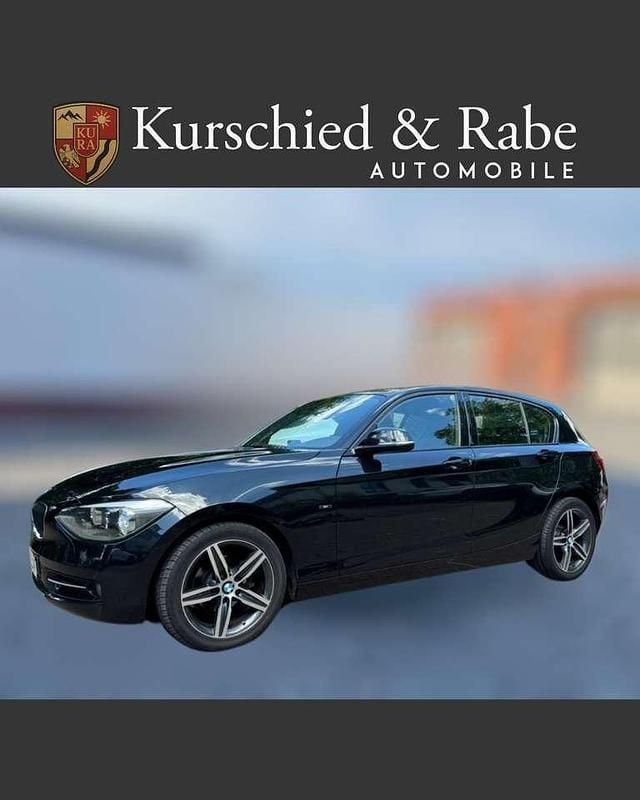 Saphirschwarz Gebraucht 2014 BMW 116 Sport Line Kleinwagen | 7.980 € (Superpreis) - Bild 1/4