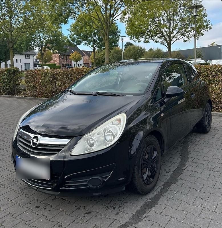 Schwarz Gebraucht 2008 Opel Corsa Kleinwagen | 900 € (Guter Preis) - Bild 1/4
