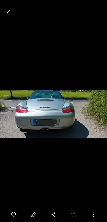 Brugt Porsche Boxster 204 HK (150 kW) 1999 Sølv Cabriolet