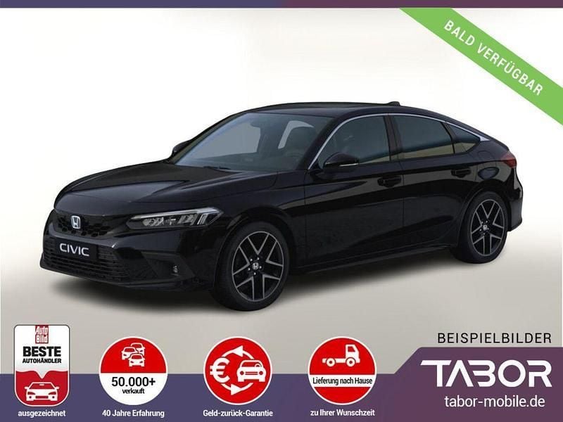 Crystal black pearl Neu 2025 Honda Civic Advance Limousine | 37.388 € (Fairer Preis) - Bild 1/4