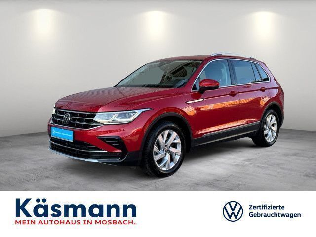 Kings red metallic Gebraucht 2022 VW Tiguan Elegance SUV | 32.530 € (Fairer Preis) - Bild 1/4