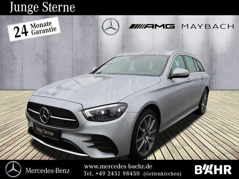Lack hightechsilber Gebraucht 2021 Mercedes E400 AMG Kombi | 43.850 € (Guter Preis) - Bild 1/4