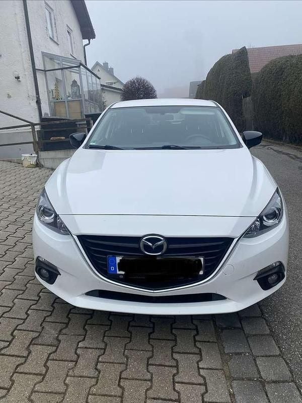 Gebraucht Mazda 3 Prime-Line 101 PS (74 kW) 2016 Weiß Kleinwagen