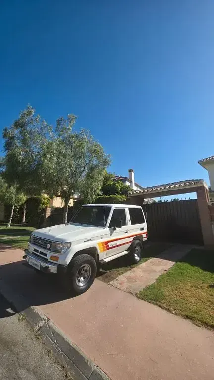 Gebraucht Toyota Land Cruiser 125 PS (91 kW) 1995 Weiß SUV