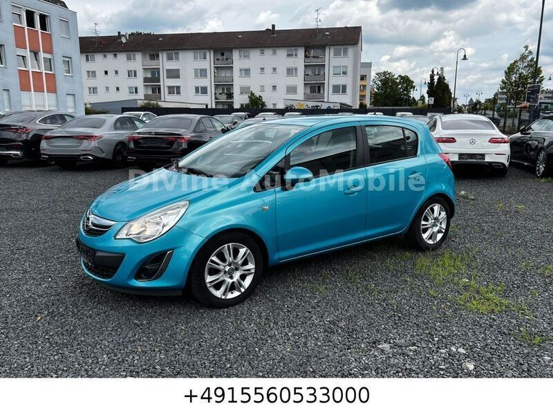 Blau Gebraucht 2011 Opel Corsa Satellite Limousine | 4.300 € (Etwas zu teuer) - Bild 1/4