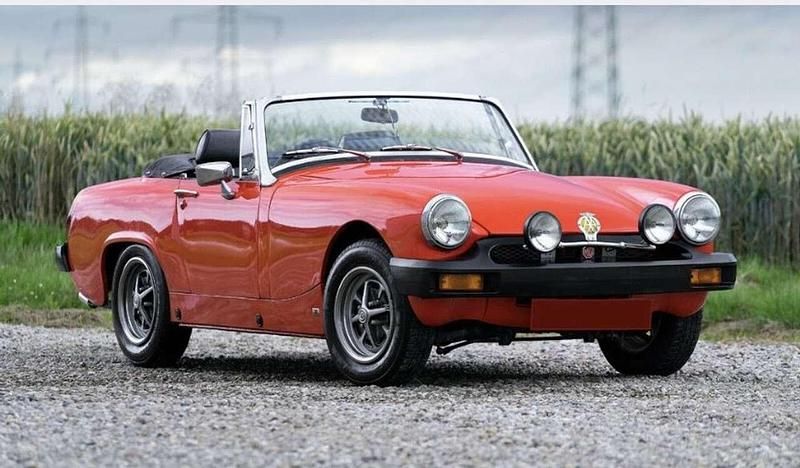 Second-hand MG Midget 71 CP (52 kW) 1978 Roșu Cabrio
